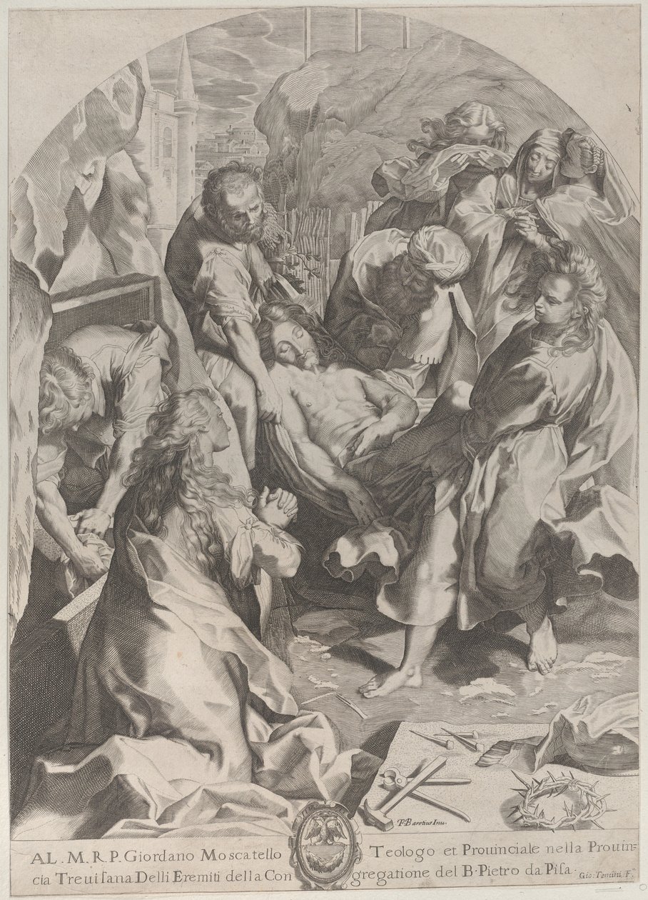 The Tombment, kb. 1622. alkotó: Giovanni Temini