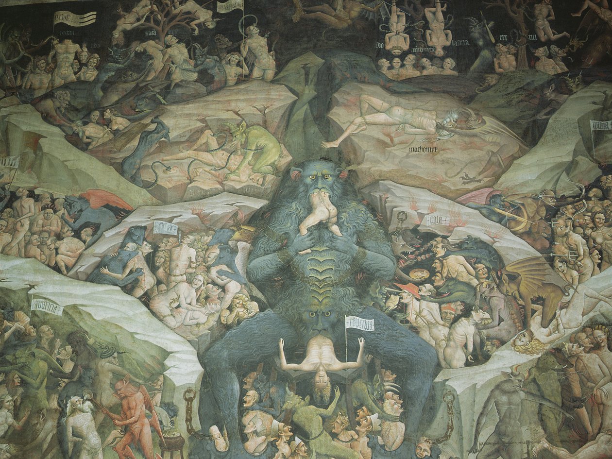 Jelenetek az Inferno-ból alkotó: Giovanni da Modena