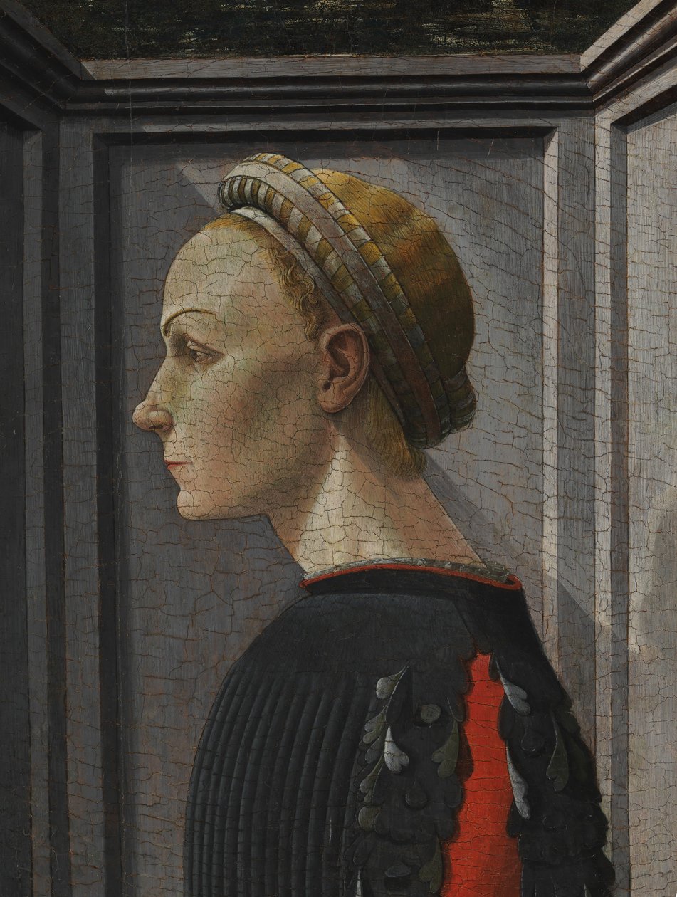 Egy nő portréja. alkotó: Giovanni di Franco