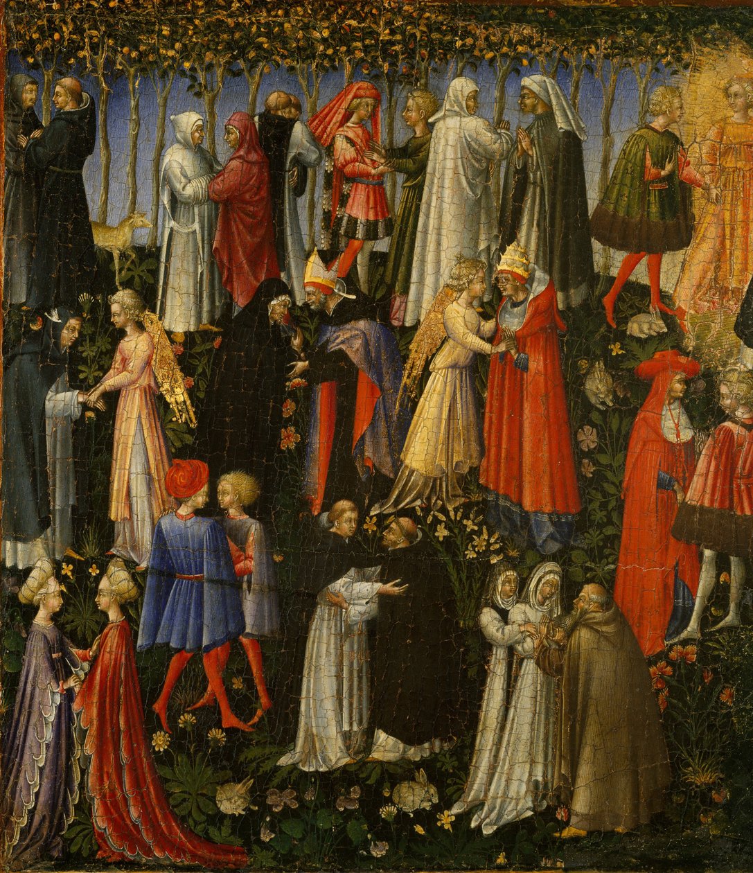 Paradicsom, 1445 alkotó: Giovanni di Paolo