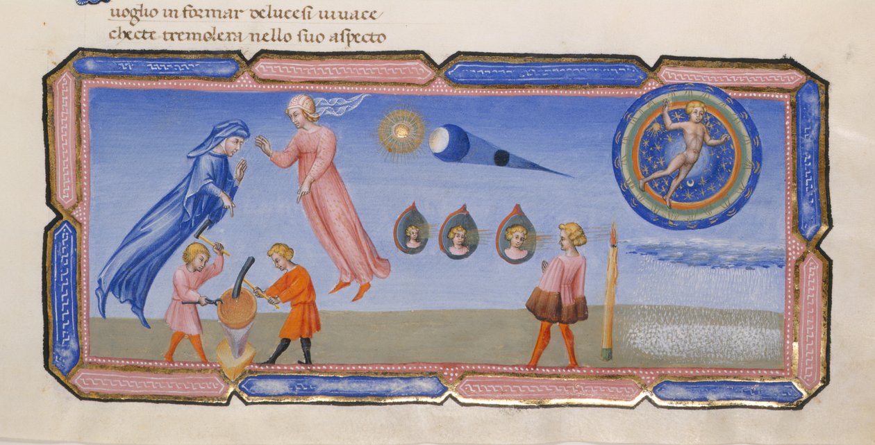 A Hold mennyországa alkotó: Giovanni di Paolo