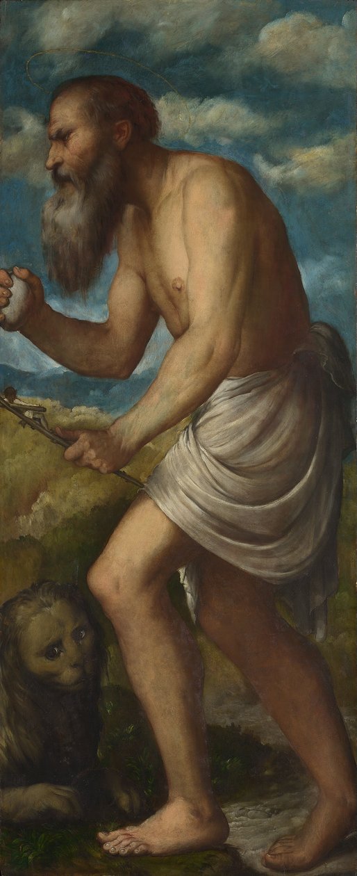 Szent Jeromos alkotó: Girolamo Romanino