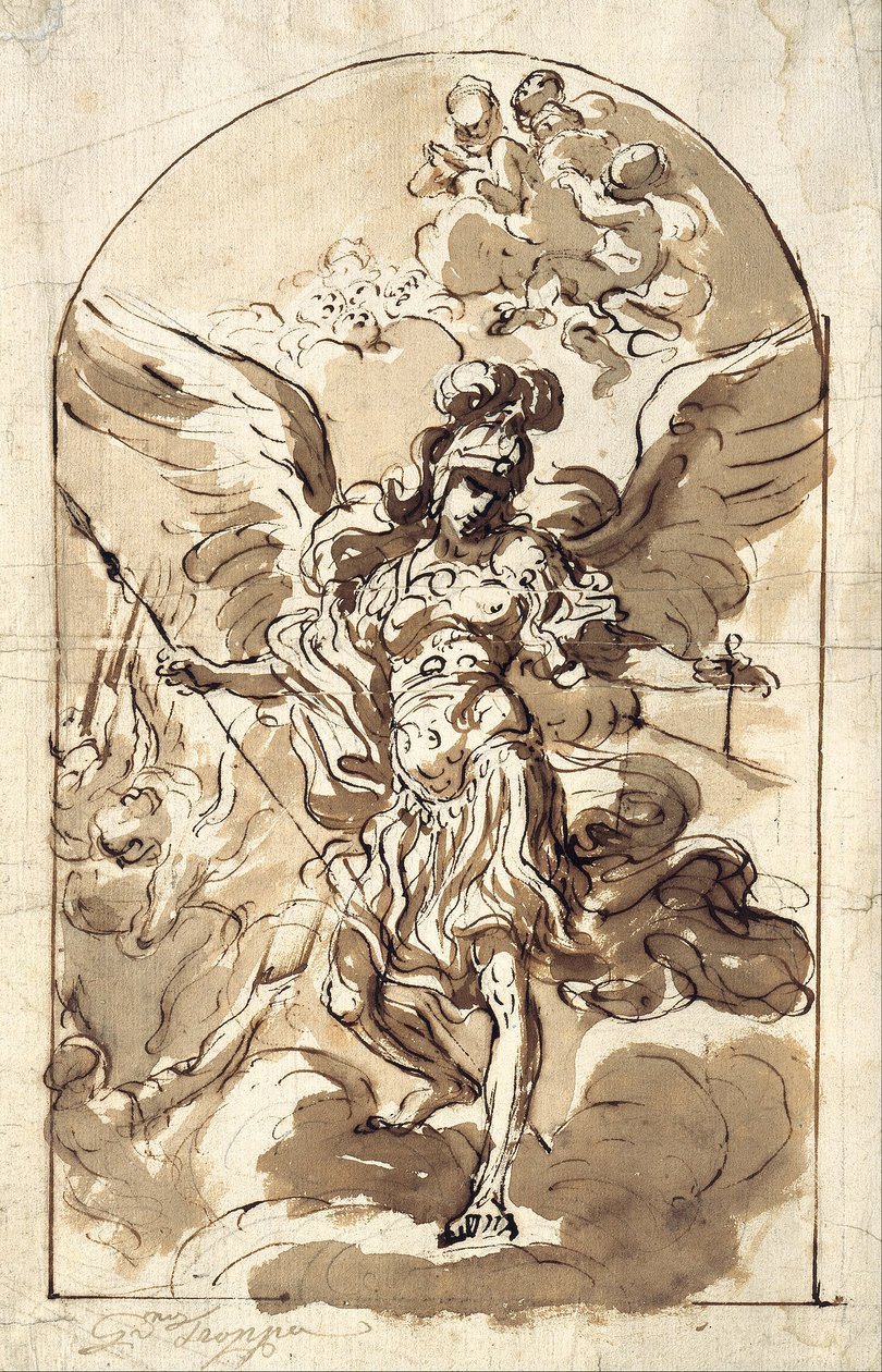 Mihály arkangyal alkotó: Girolamo Troppa