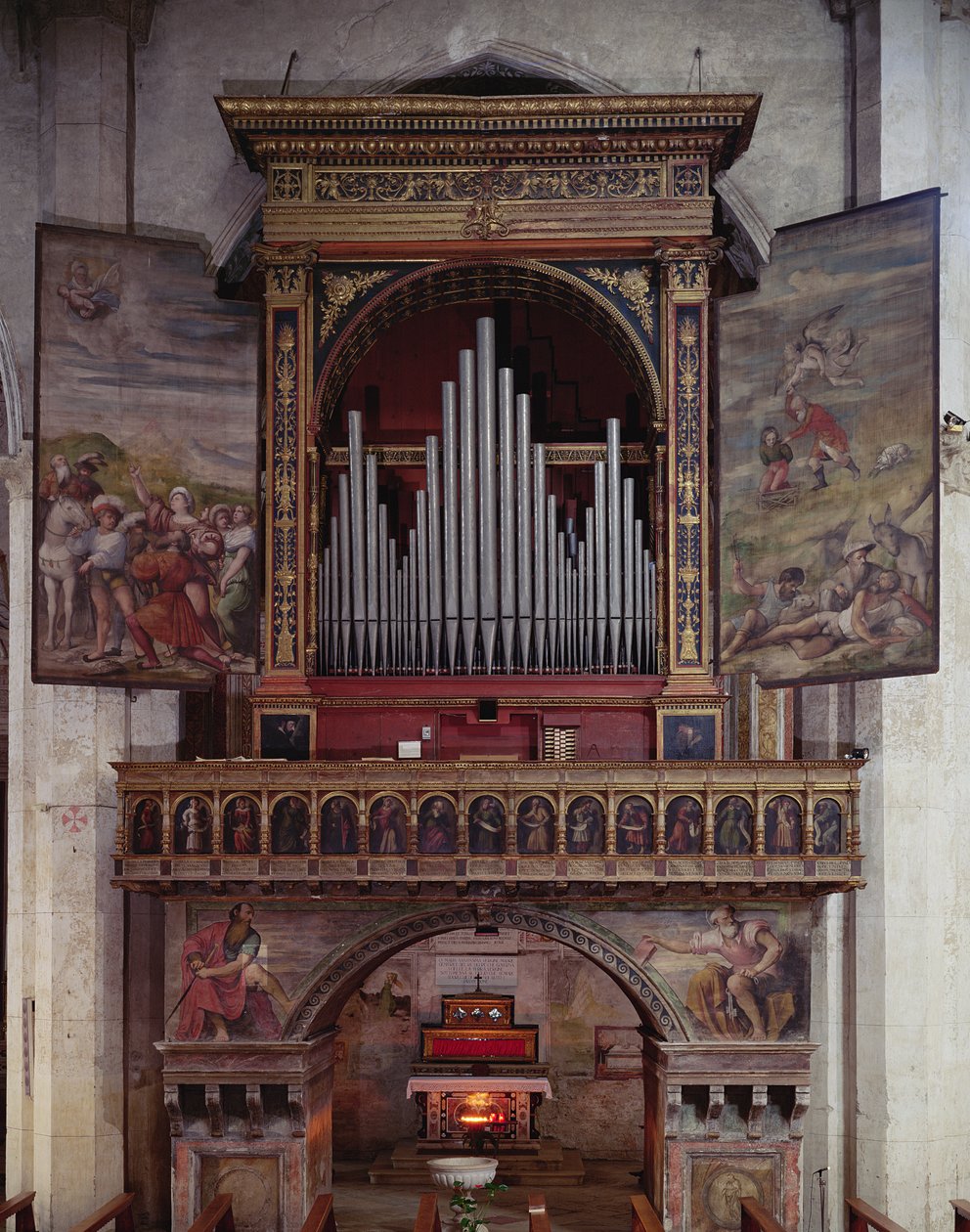 Szent Andrea orgonája, 1525 (vegyes technika) alkotó: Girolamo di Romana