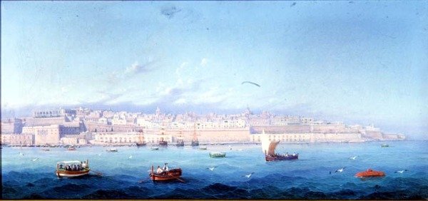 Grand Harbour, Valletta, Málta alkotó: Girolamo Gianni