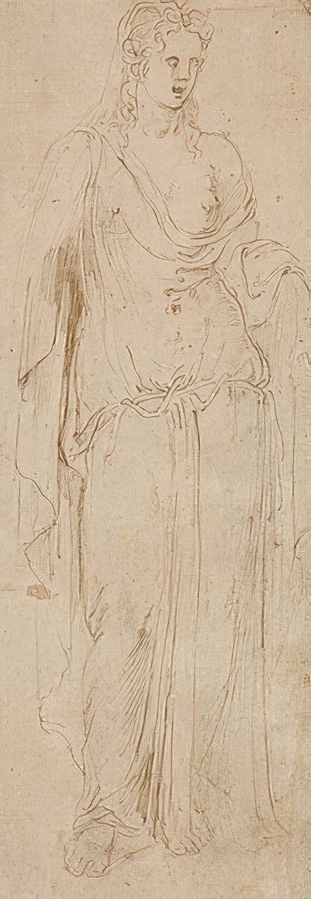 Álló alak. 1530/50 körül (?) alkotó: Girolamo da Carpi