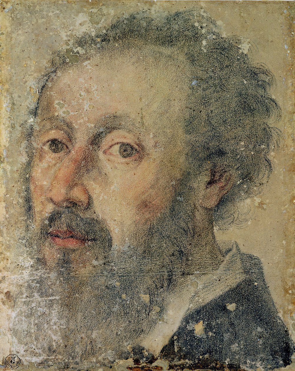 Önarckép (pasztell papíron) alkotó: Giulio Romano