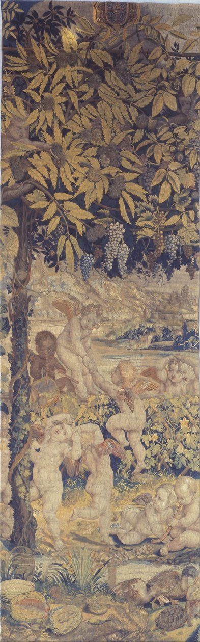 Gobelin a Putti játékával alkotó: Giulio Romano