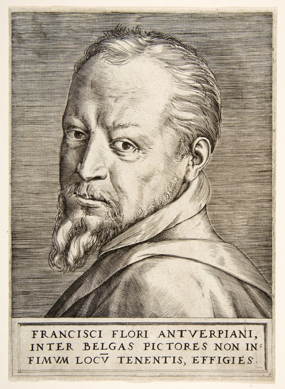 Frans Floris portréja alkotó: Giulio Bonasone