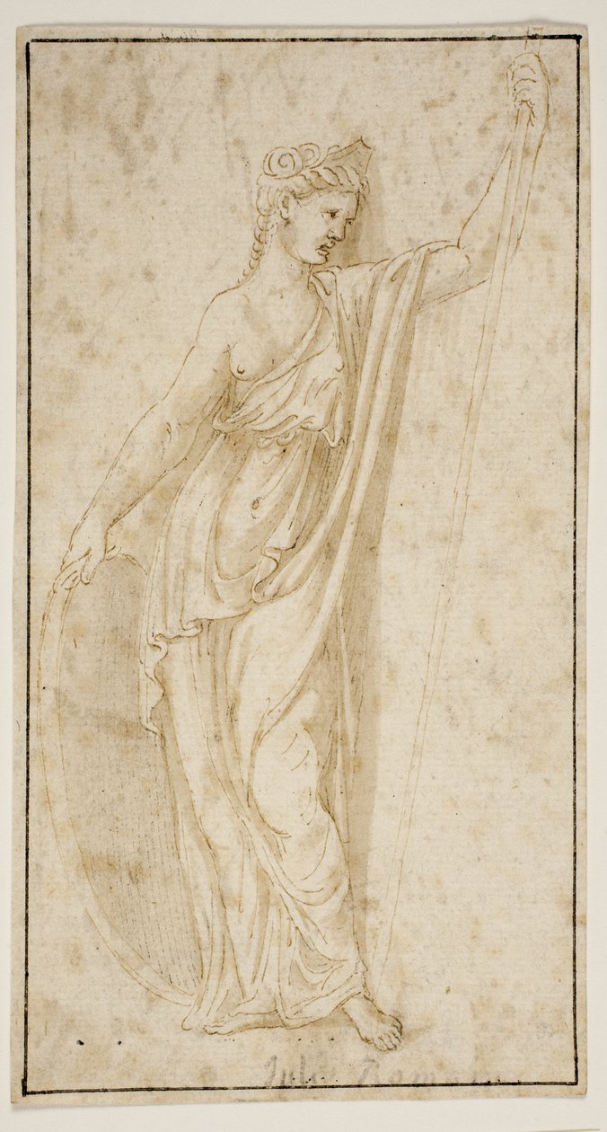 Athéné alkotó: Giulio Romano