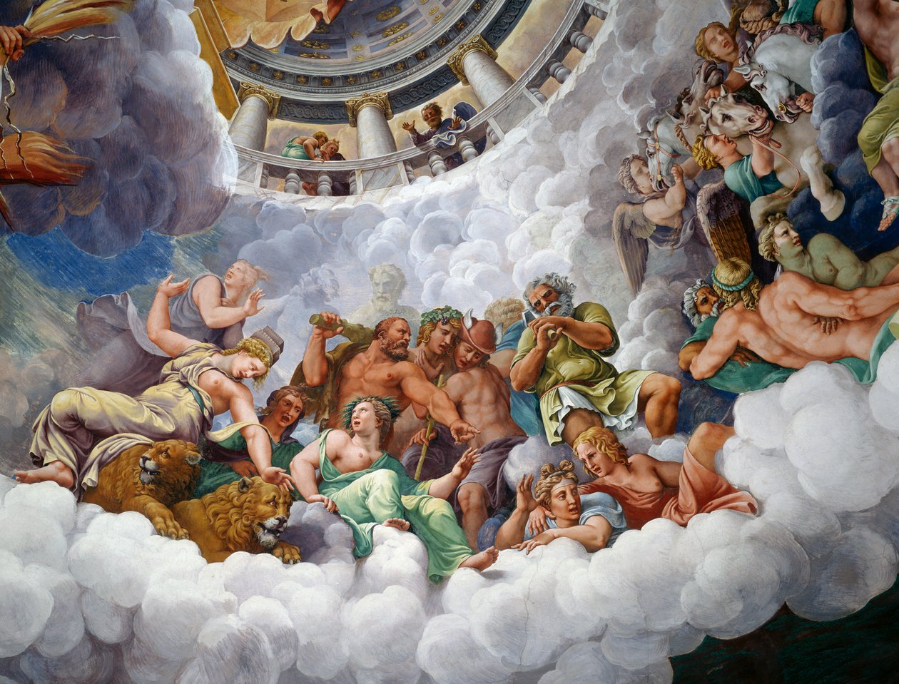 Olympus istenei alkotó: Giulio Romano