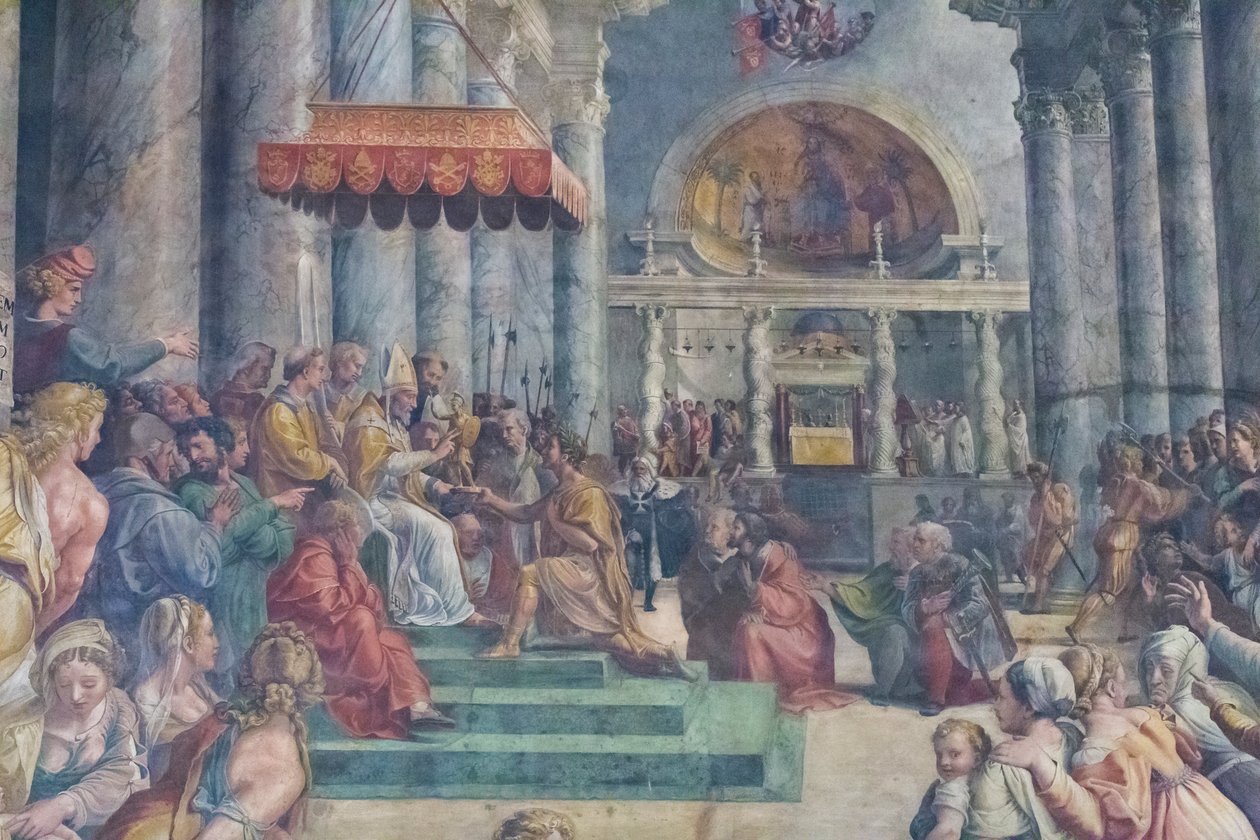 Róma adománya, részlet alkotó: Giulio Romano
