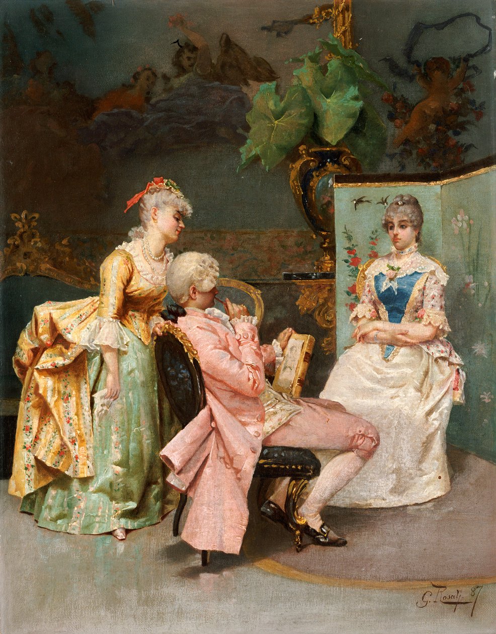 Az Ülés, 1887 alkotó: Giulio Rosati