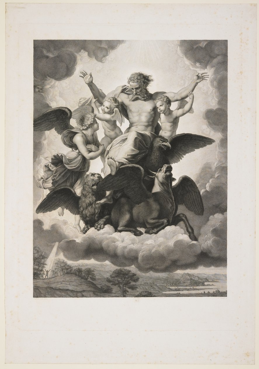 Ezékiel látomása, 1808 alkotó: Giuseppe Longhi