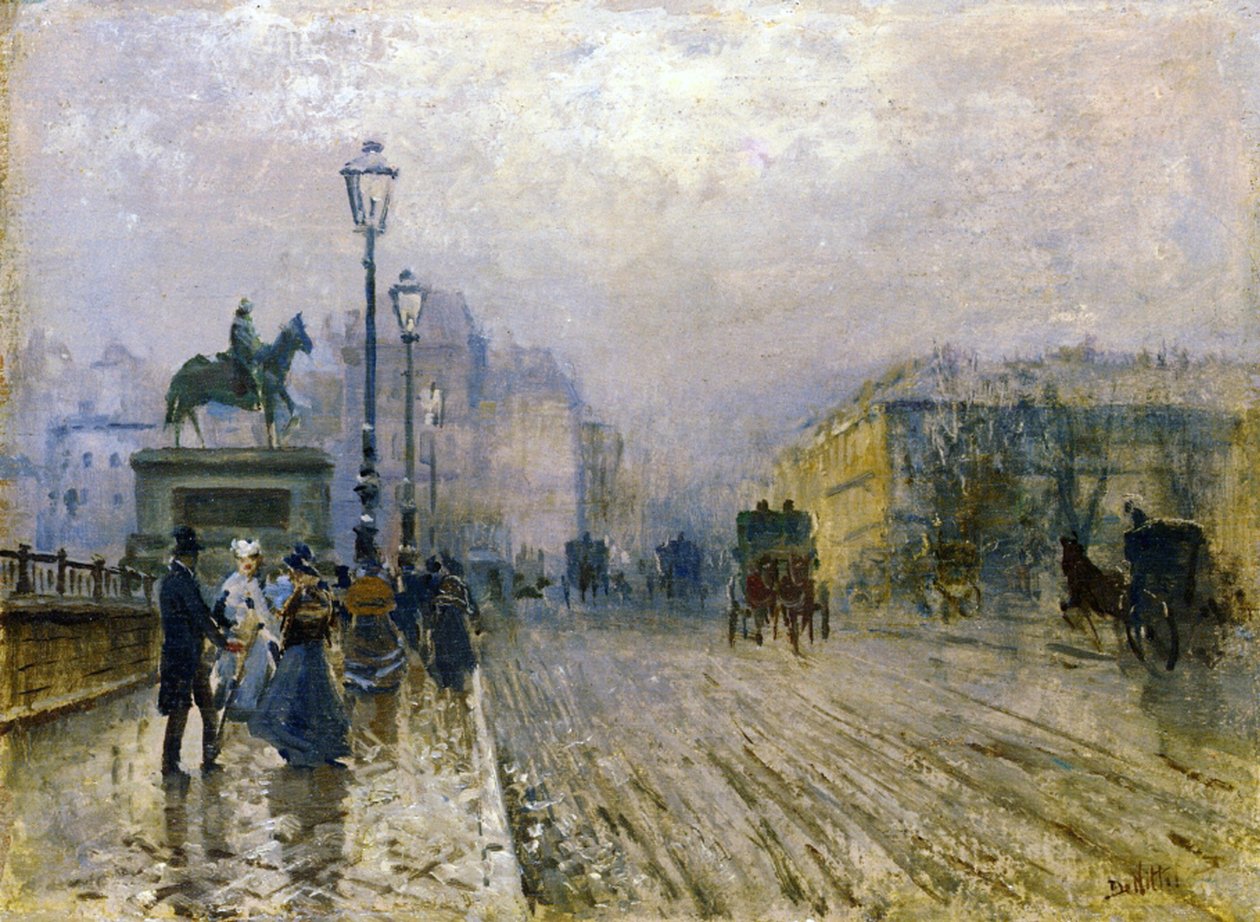 A Pont Neuf, Párizs alkotó: Giuseppe de Nittis