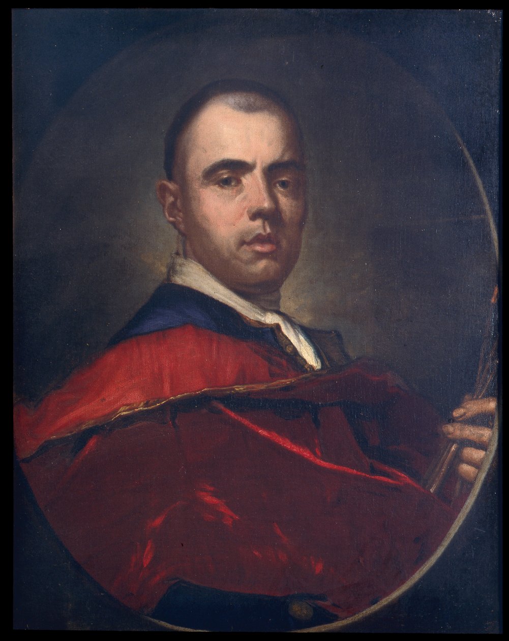 Egy festő portréja alkotó: Giuseppe  Ghislandi