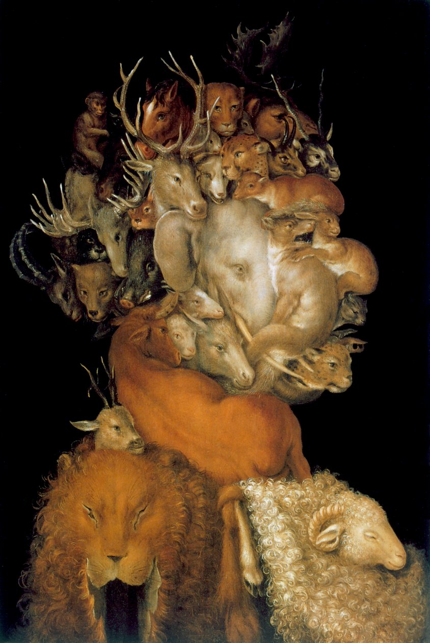 Föld, 1570 alkotó: Giuseppe Arcimboldi