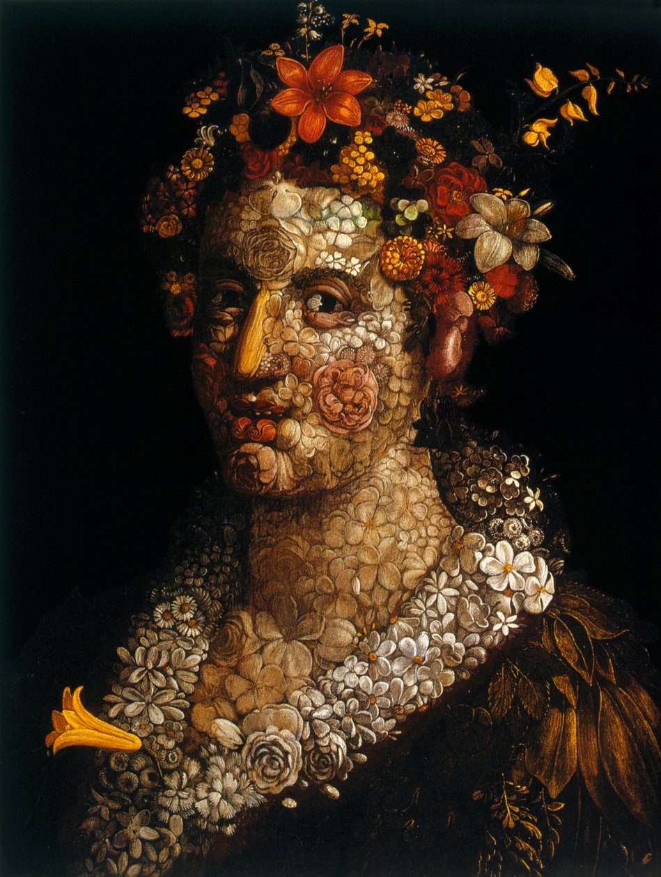 Flóra, c1591 alkotó: Giuseppe Arcimboldi