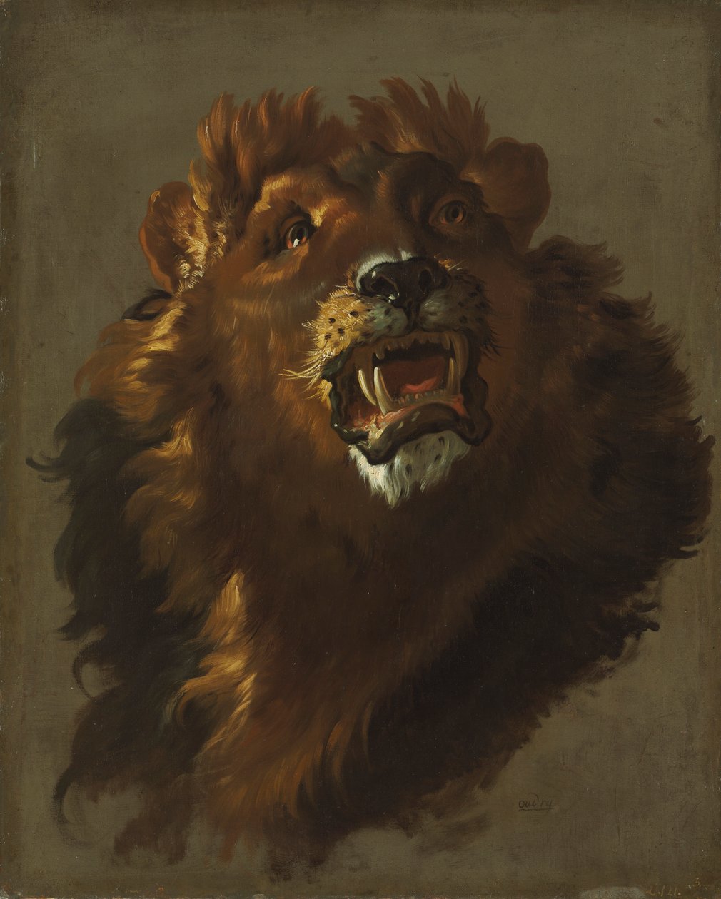 Oroszlán, 1750-es évek. alkotó: Giuseppe Baldrighi