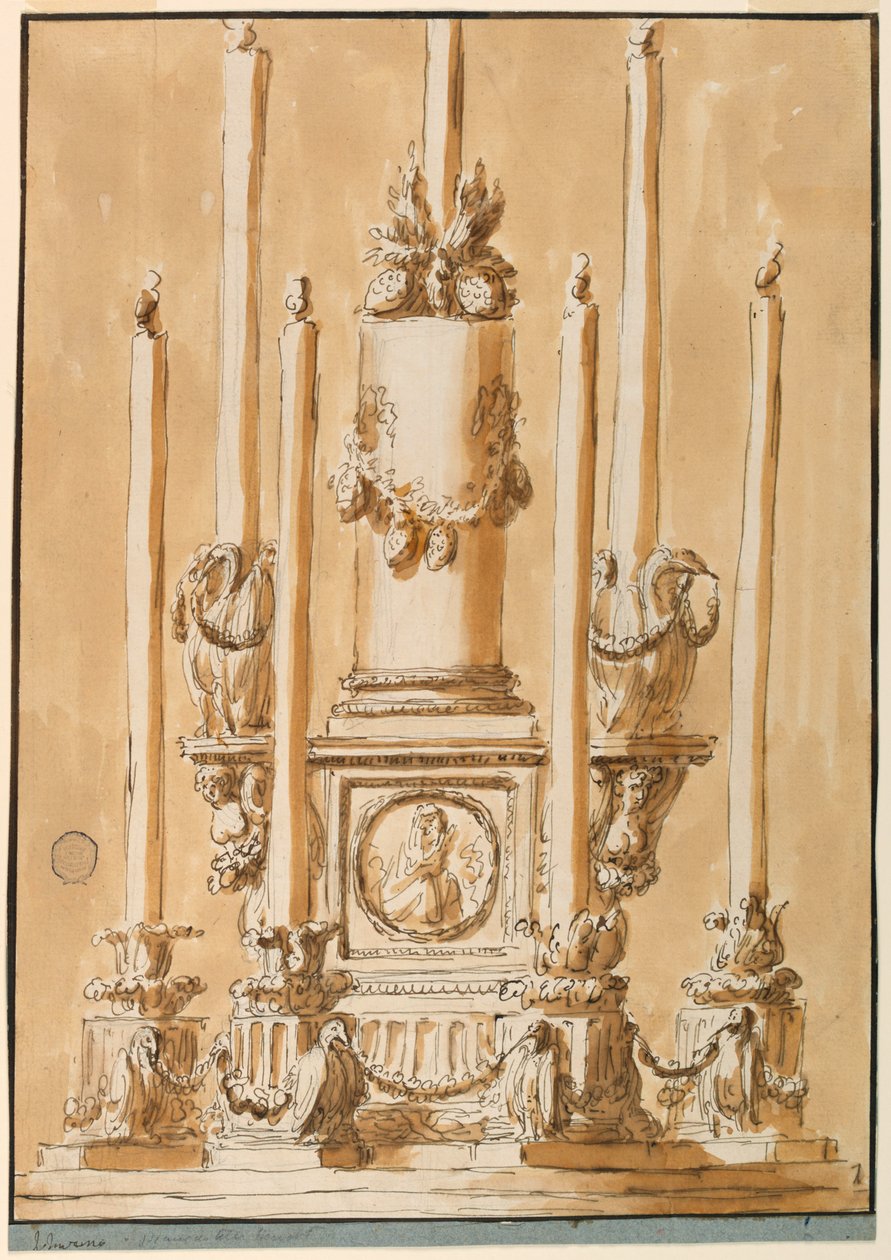 Gyertyatartó alkotó: Giuseppe Barberi