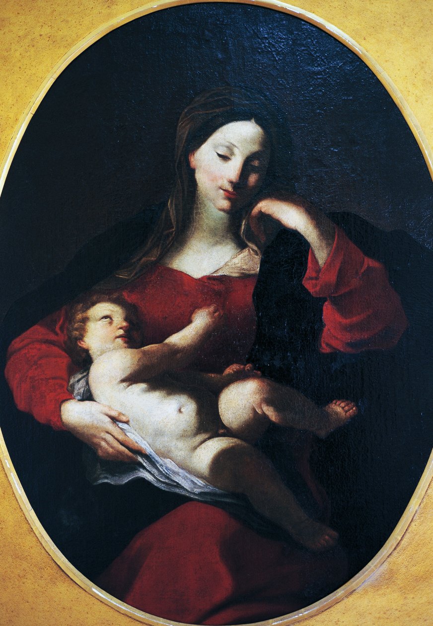 Madonna gyermekével, Giuseppe Bazzani (1690-1769) alkotó: Giuseppe Bazzani
