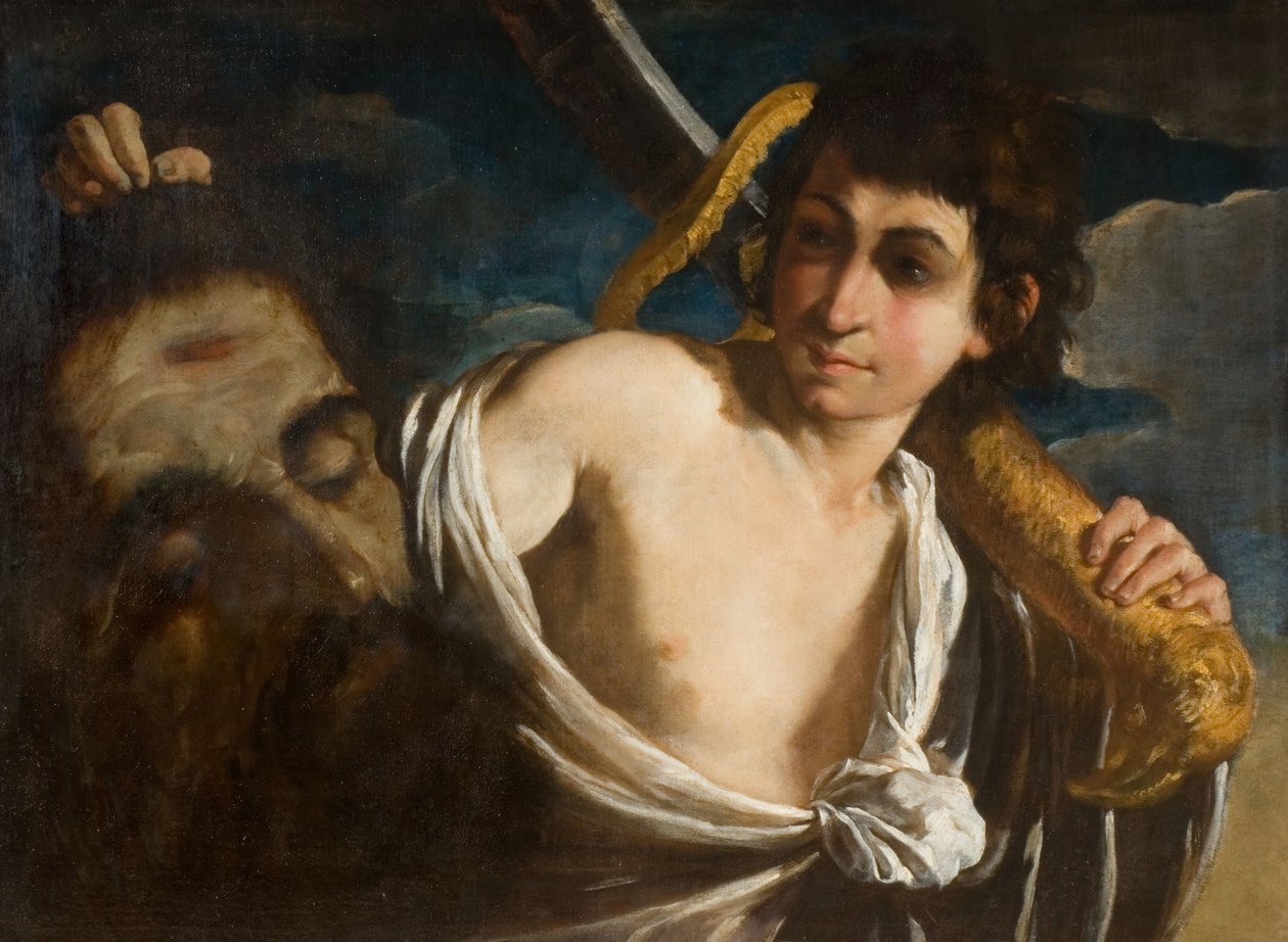 Dávid Góliát fejével, 1630-1660. alkotó: Giuseppe Caletti