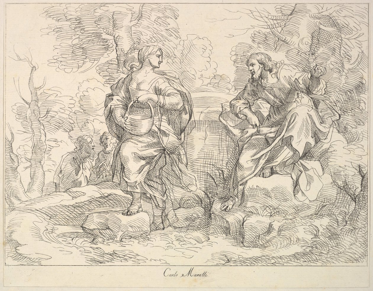 Krisztus megjelenése Mária Magdolnának, 1740-1802. alkotó: Giuseppe Canale