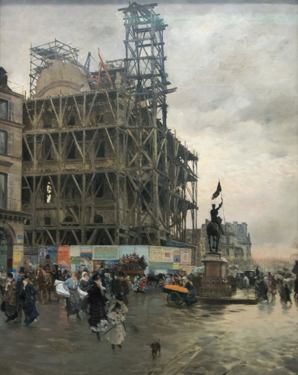 Place des Pyramides alkotó: Giuseppe de Nittis