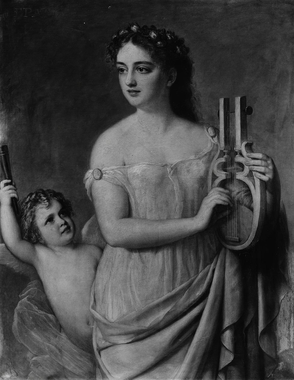 Erato, 1869. alkotó: Giuseppe Fagnani