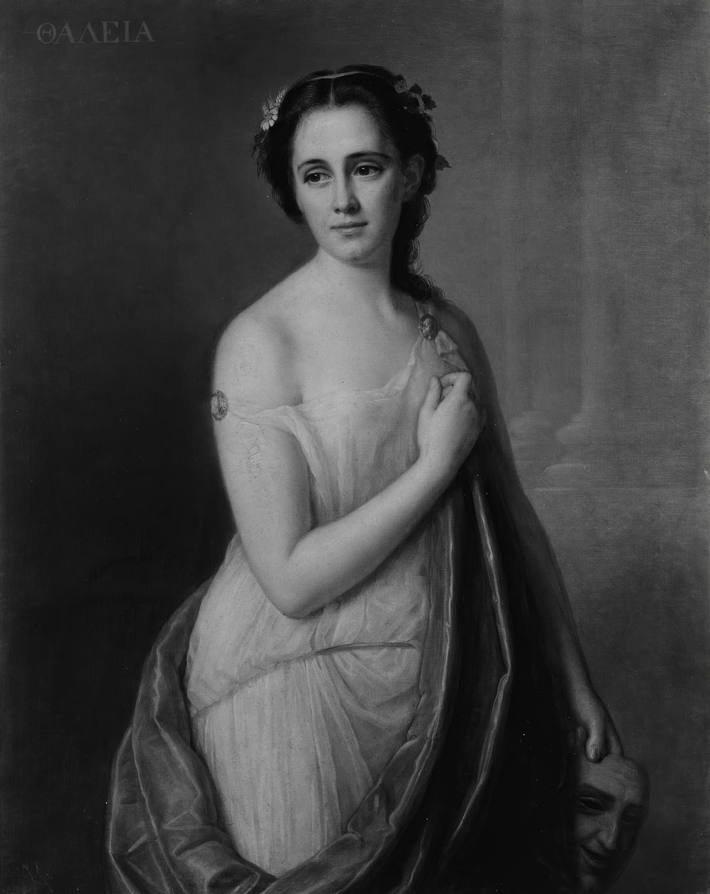 Thália, 1869. alkotó: Giuseppe Fagnani