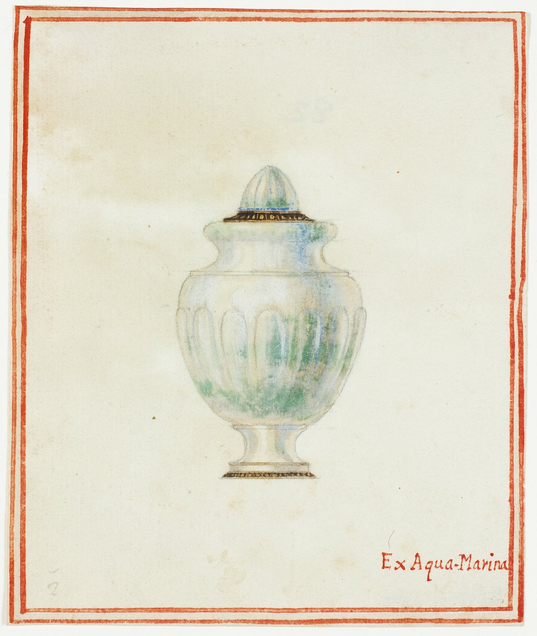 Akvamarin urna alkotó: Giuseppe Grisoni