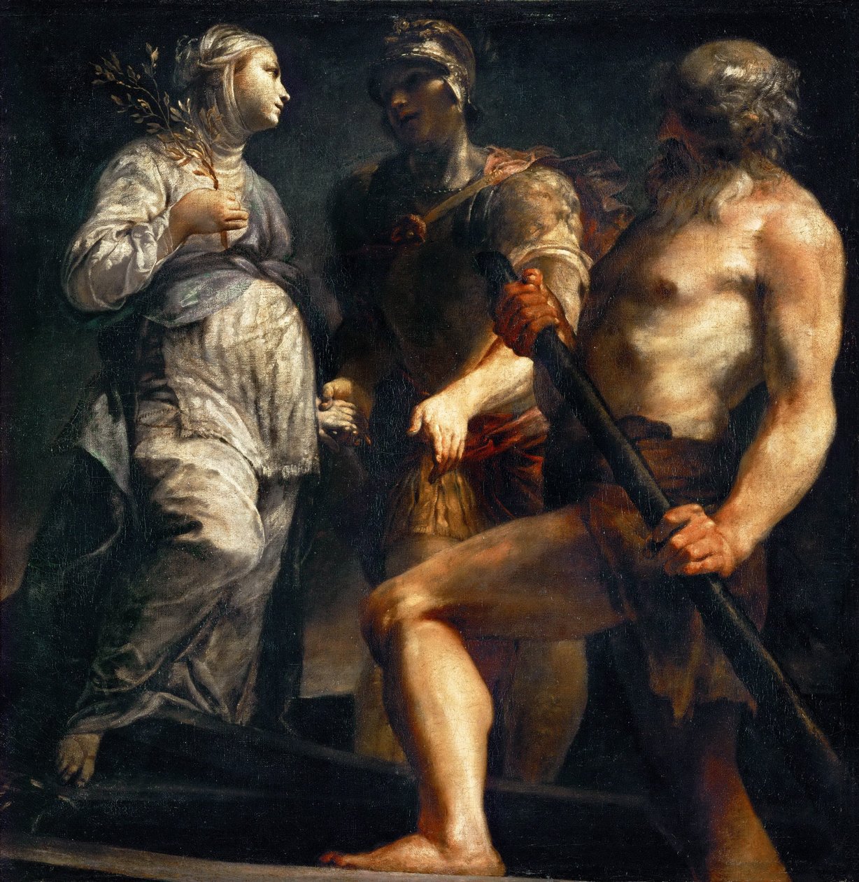 Aeneas, Sibyl és Charon, kb. 1695 alkotó: Giuseppe Maria Crespi
