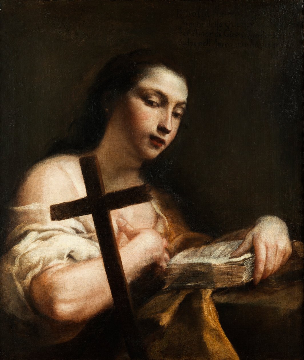 Szent Mária Magdolna mint Szent Rozália alkotó: Giuseppe Maria Crespi