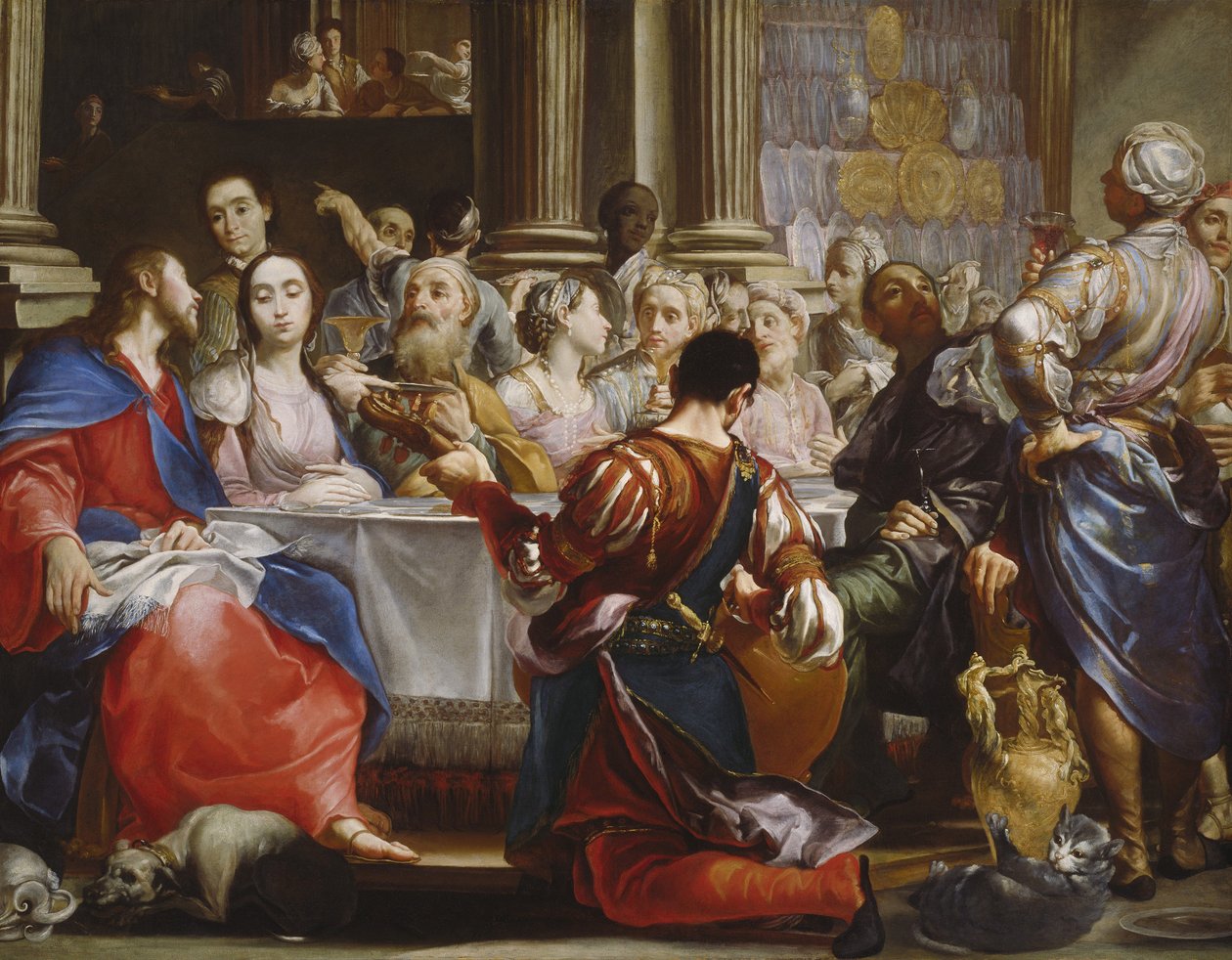 A kánai esküvő, 1686 körül alkotó: Giuseppe Maria Crespi
