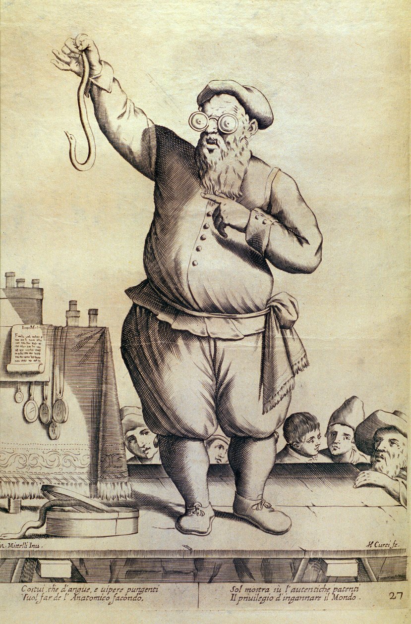 VÁNDORLÁS - A CIARLATANO alkotó: Giuseppe Maria Mitelli