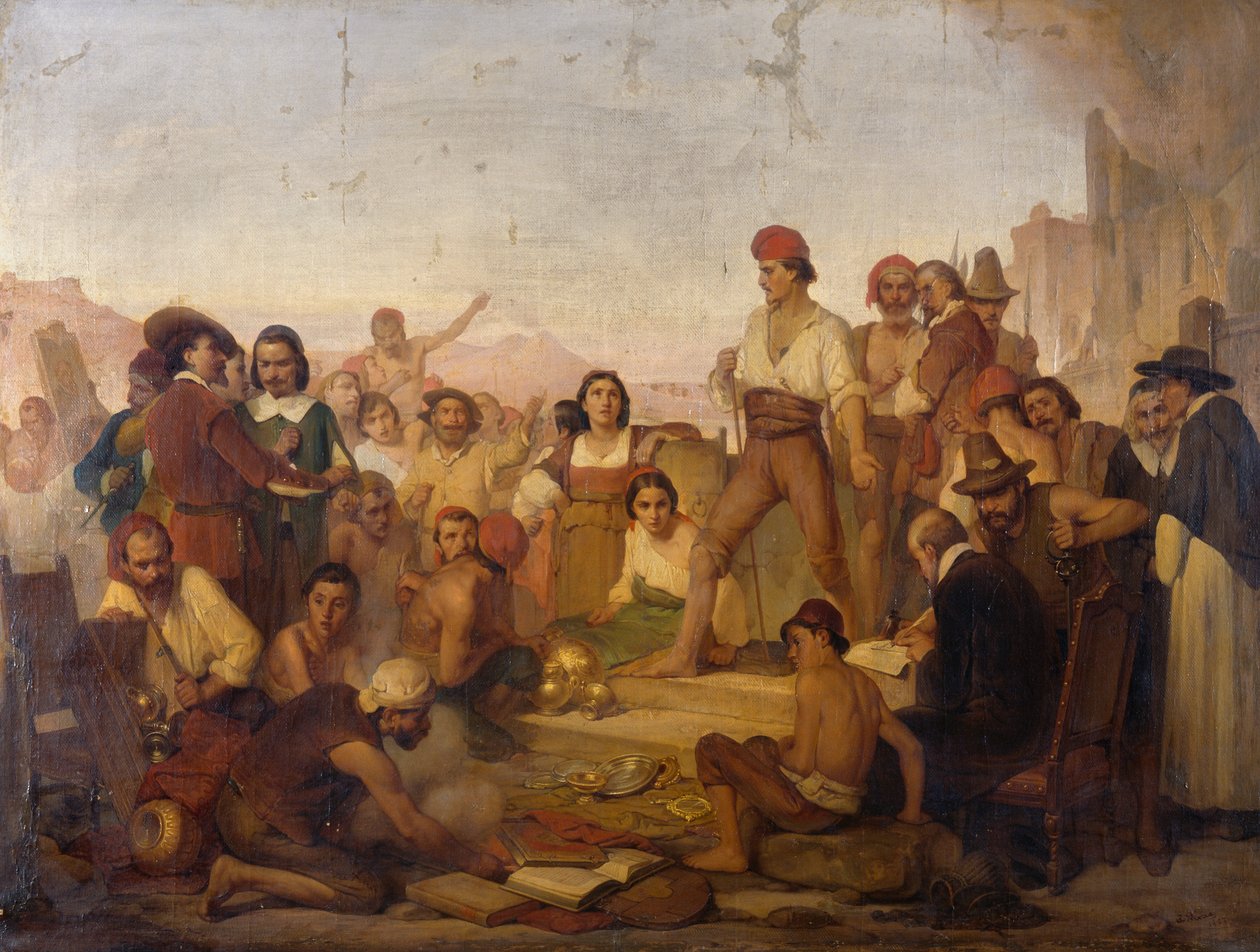 Masaniello (Tommaso Aniello) alkotó: Giuseppe Mazza