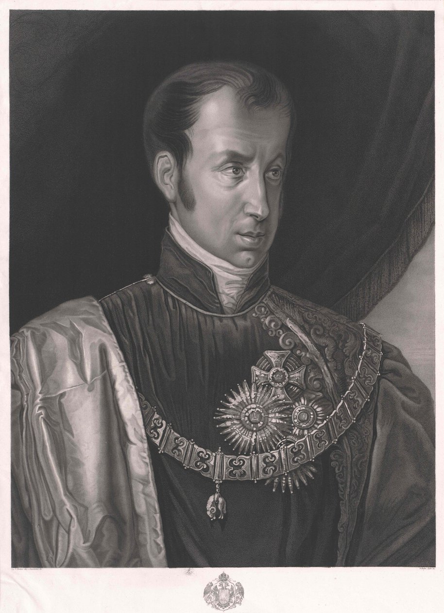 I. Ferdinánd osztrák császár (nyomtatás) alkotó: Giuseppe Molteni