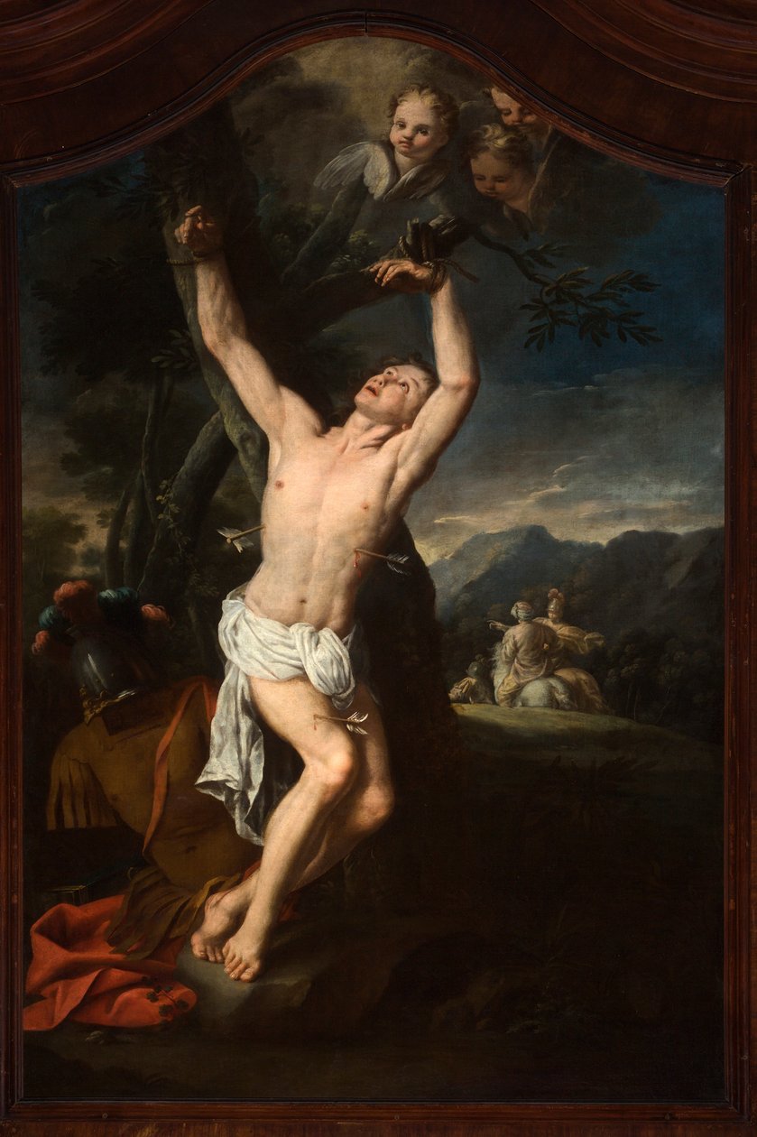 Szent Sebestyén vértanúsága (festmény) alkotó: Giuseppe Palmieri
