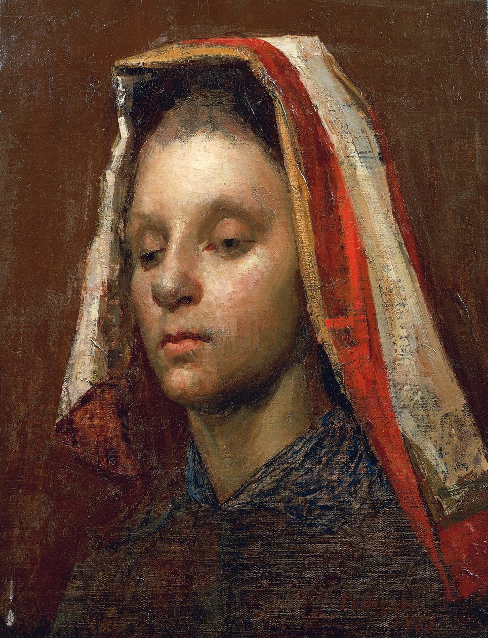 A szfinx alkotó: Giuseppe Pellizza da Volpedo