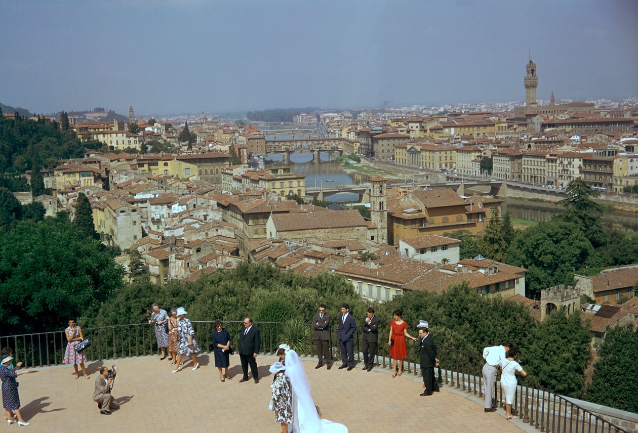 Firenze a Piazza Michelangelo-tól alkotó: Giuseppe Poggi