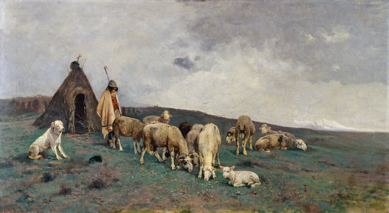 Hegyi legelők alkotó: Giuseppe Raggio