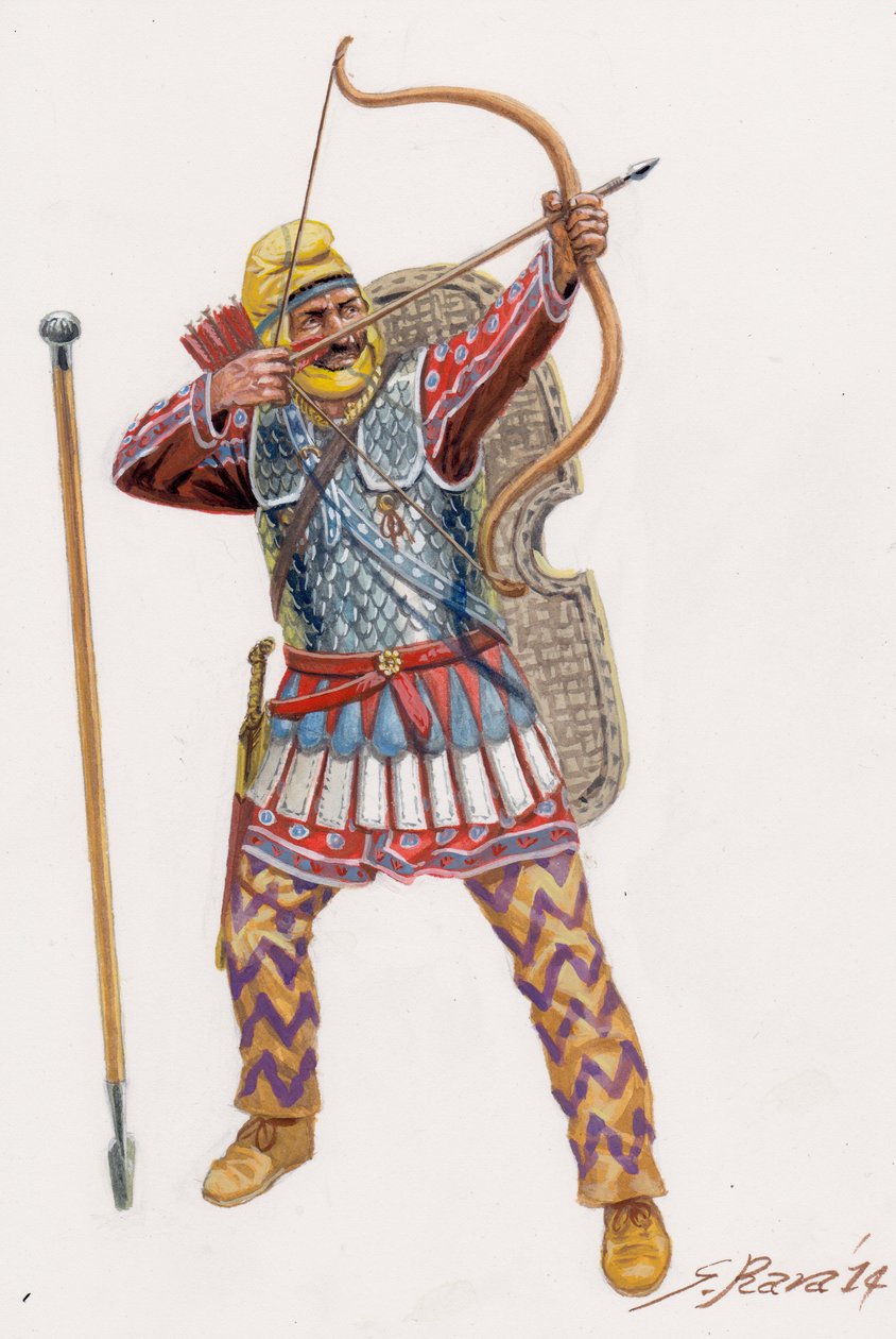 Perzsa halhatatlanok alkotó: Giuseppe Rava