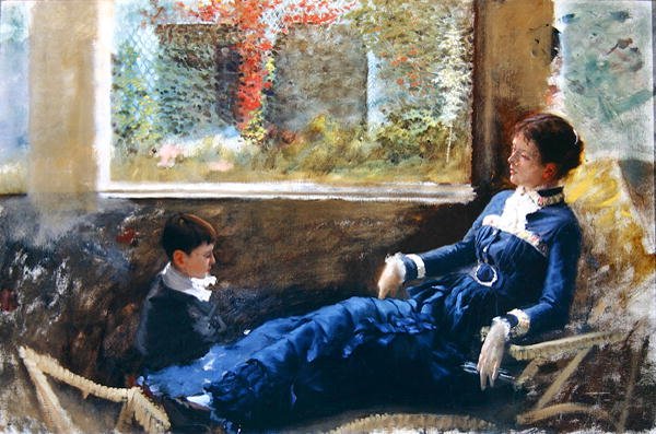 Pihenő, 1879 alkotó: Giuseppe de Nittis
