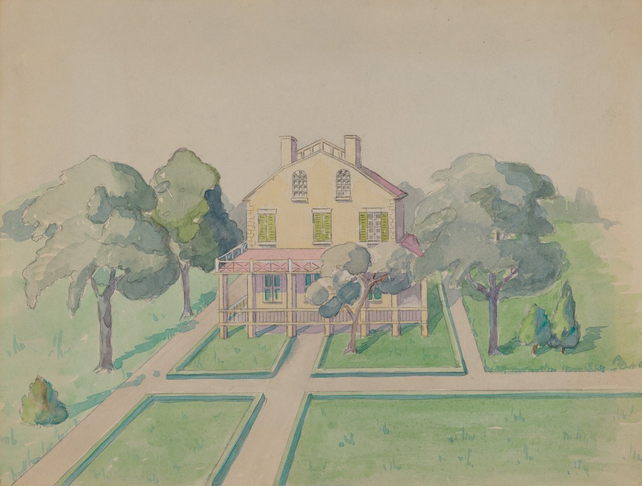 Brevoort birtok, 19351942. alkotó: Gladys Cook