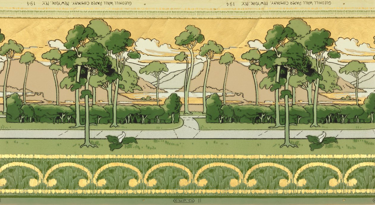 Frieze alkotó: Gledhill Wall Paper Co.