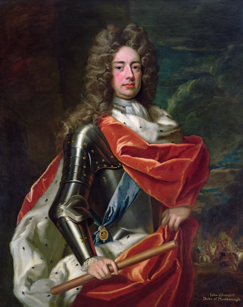 John Churchill (1650-1722), Marlborough 1. hercegének portréja alkotó: Godfrey Kneller