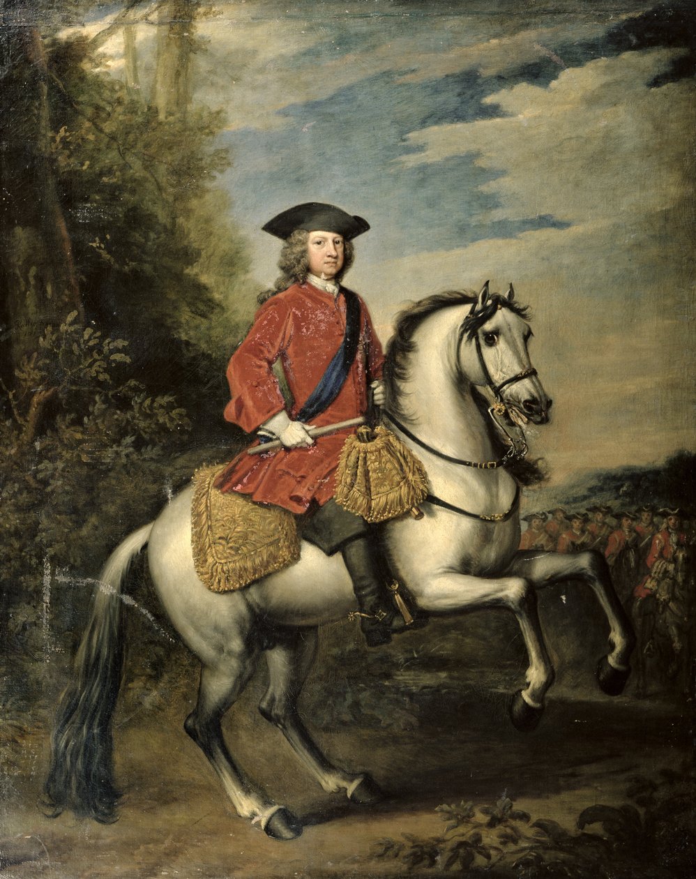 I. György király portréja, 1717 alkotó: Godfrey Kneller