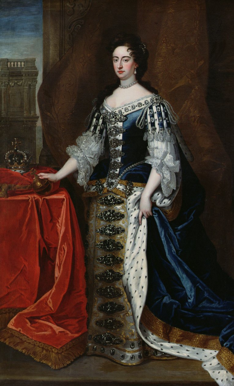 Mária királyné (1662-94) portréja (lásd még: 194650) alkotó: Godfrey Kneller
