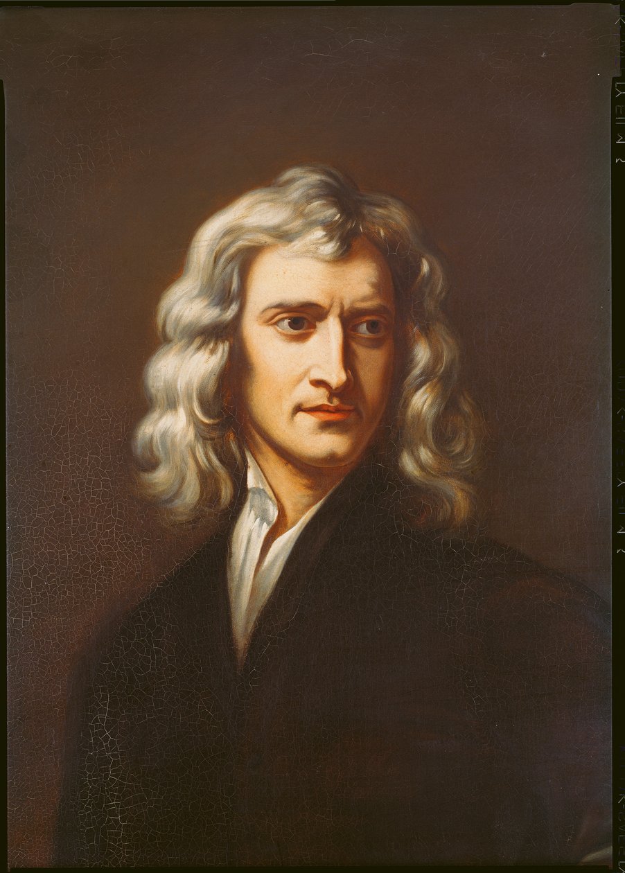 Sir Isaac Newton 1642-1723 olaj, vászon, 159042 részlet alkotó: Godfrey Kneller