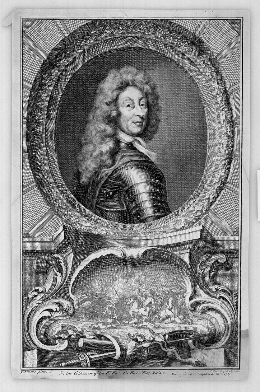 Frigyes Schomberg hercege alkotó: Godfrey Kneller